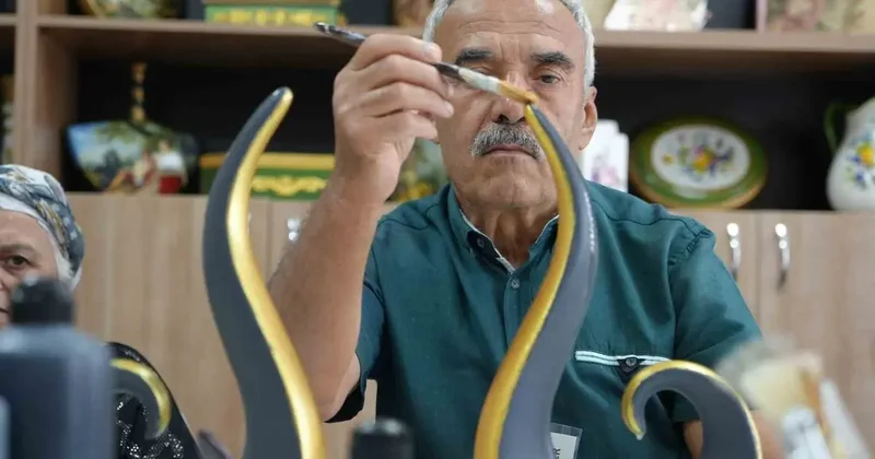 Gaziantep te alzheimer hastalarına el sanatları eğitimi