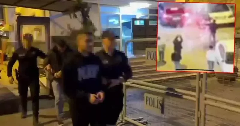 Beyoğlu nda evin yandığı kız isteme töreninde havai fişek atılan anlar kamerada: 2 kişi tutuklandı