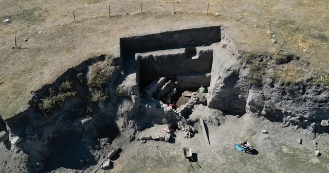 Değirmenler Höyük te Karaz kültürüne ait hayvansal besin üretim mekanı bulundu Erzurum Haberleri