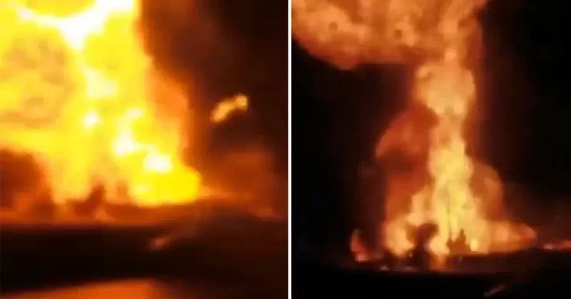 İran da LPG dolum tesisinde patlama: 9 yaralı