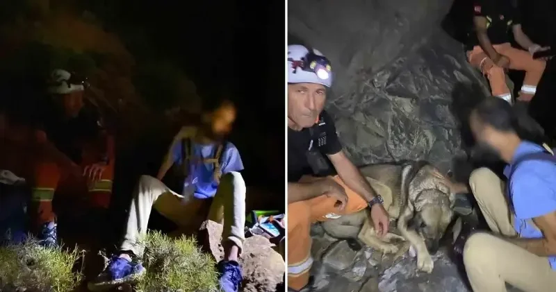 Ormalık alanda mahsur kalan vatandaş 4 saatlik çalışma sonunda kurtarıldı Muğla Haberleri