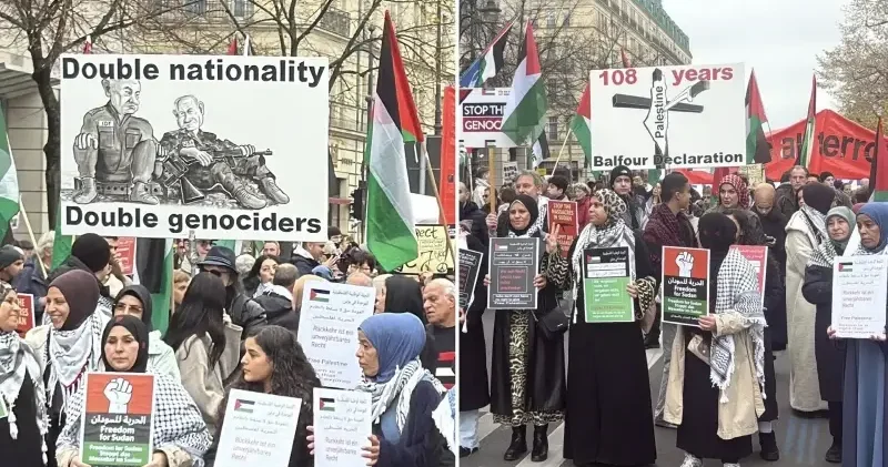 Berlin de Balfour Deklarasyonu protesto edildi Avrupa Haberleri