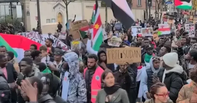 Paris te Sudan için adalet çağrısı VİDEO İZLE