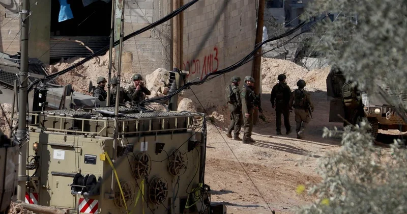 İşgalci İsrail ordusu Cenin Mülteci Kampı ndaki bazı evleri patlayıcılarla yıktı