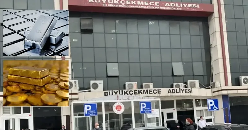Büyükçekmece Adliyesi nde büyük vurgun: 25 kilo altın ve 55 kilo gümüş ile sırra kadem bastı İstanbul Haberleri