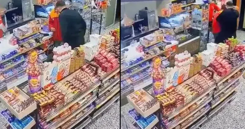 Akaryakıt istasyonu çalışanına kafa atıp, yumruklayan şüpheli gözaltına alındı