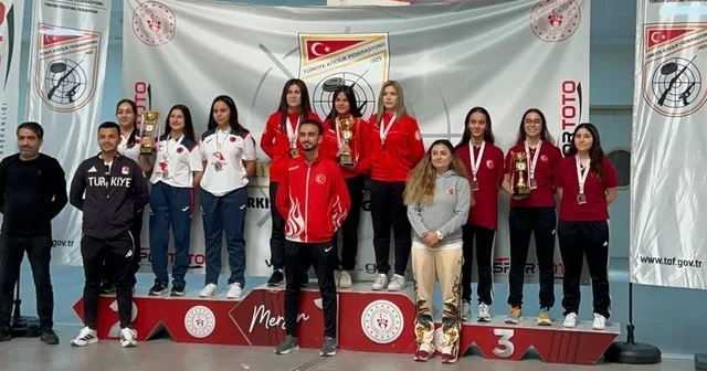 Erzurum ETÜ Atıcılık takımı Mersin de birinci oldu Erzurum Haberleri