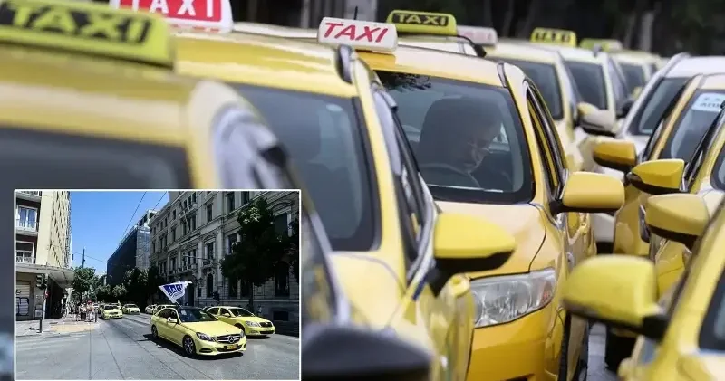 Yunanistan da taksiciler 48 saatlik grev ve eylem yaptı Avrupa Haberleri