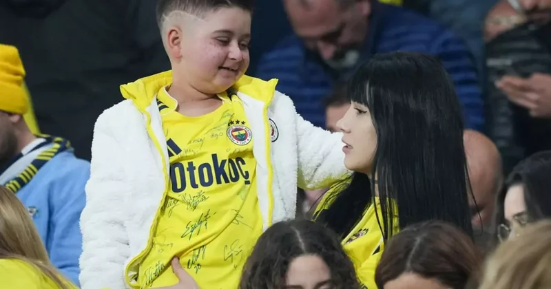 Lösemi hastası küçük Fenerbahçe taraftarının hayali gerçeğe dönüştü