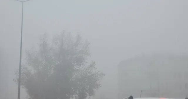 Kayseri de sis görüş mesafesini düşürdü Kayseri Haberleri