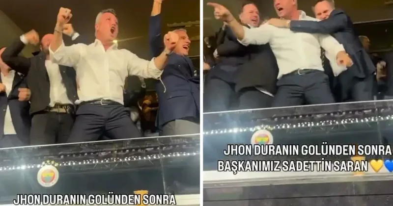 90+5 te gelen gol sonrası Sadettin Saran kendinden geçti