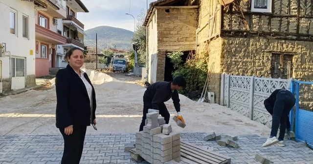 Bayırköy de caddeler yenileniyor Bilecik Haberleri