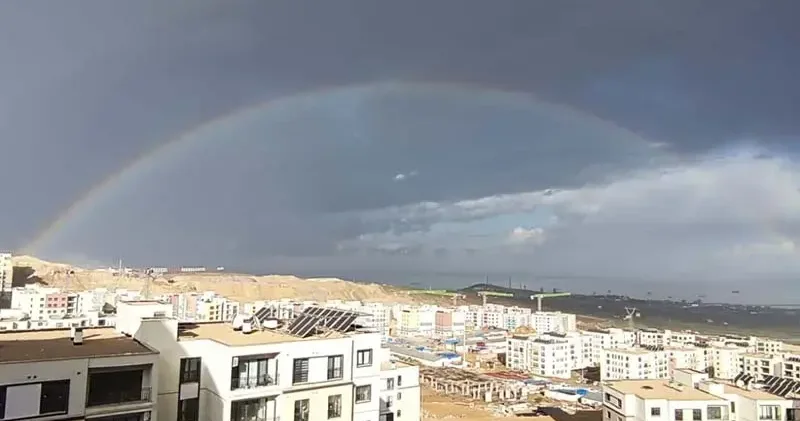 İskenderun Körfezi nde gökkuşağı oluştu