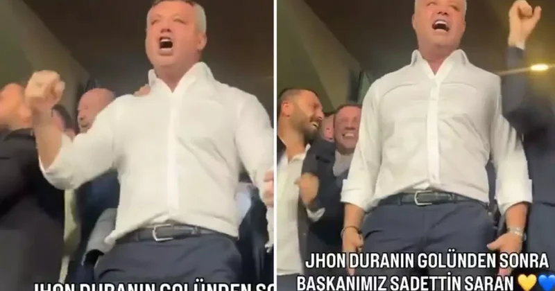 Son dakika golünde sevinçten çıldıran Sadettin Saran Okan diye bağırdı iddiası