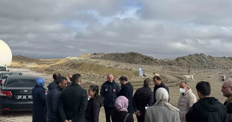 Bayburt’ta katı atık ve ambalaj atığı tesislerinde denetim yapıldı