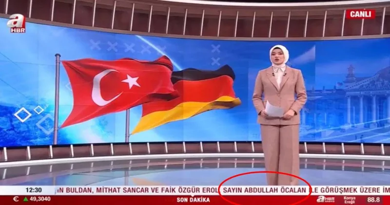 A Haber de Sayın Öcalan skandalı! Tepkiler üzerine açıklama geldi