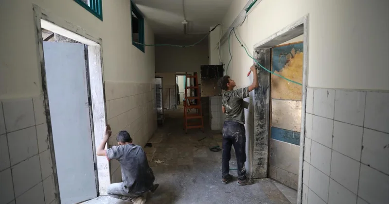 Gazze deki Şifa Hastanesinin zorlu restorasyon süreci enkaz ve umut arasında yürüyor