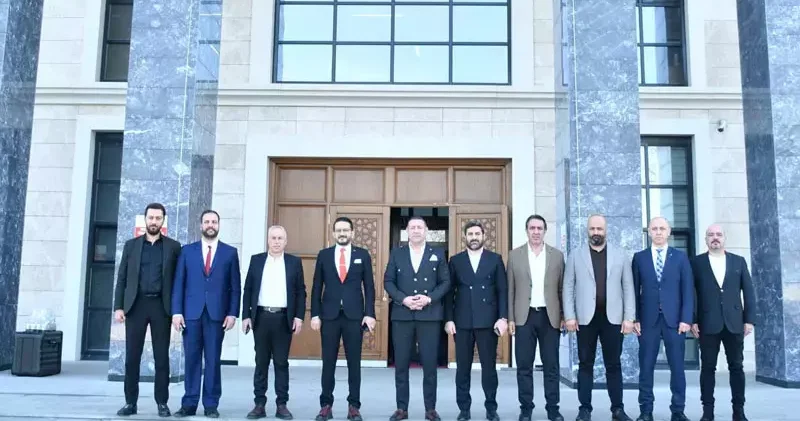 Silivrispor Başkanı Murat Yıldız ve yönetim kurulundan protokol ziyareti