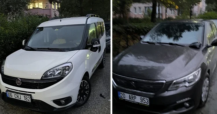 Tam 40 araca aynısını yaptı! Sitede avukat komşu terörü