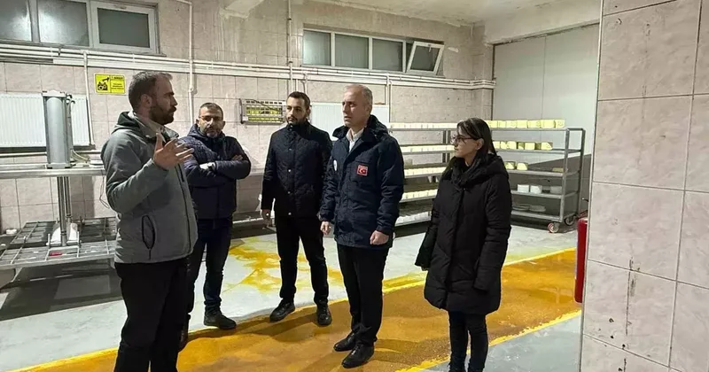 Bayburt’ta süt işleme ve peynir üretim tesisine çevre denetimi