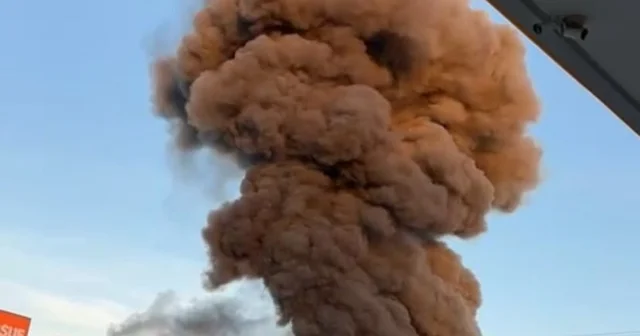 Burdur da mermer fabrikasında yangın Burdur Haberleri