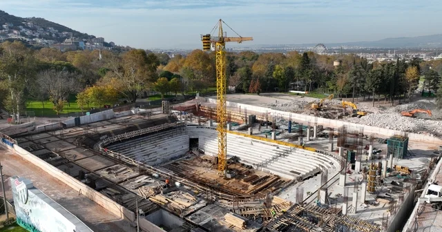 Atatürk Spor Salonu hızla yükseliyor Bursa Haberleri