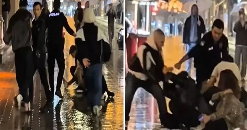 İstiklal Caddesi boks ringine döndü