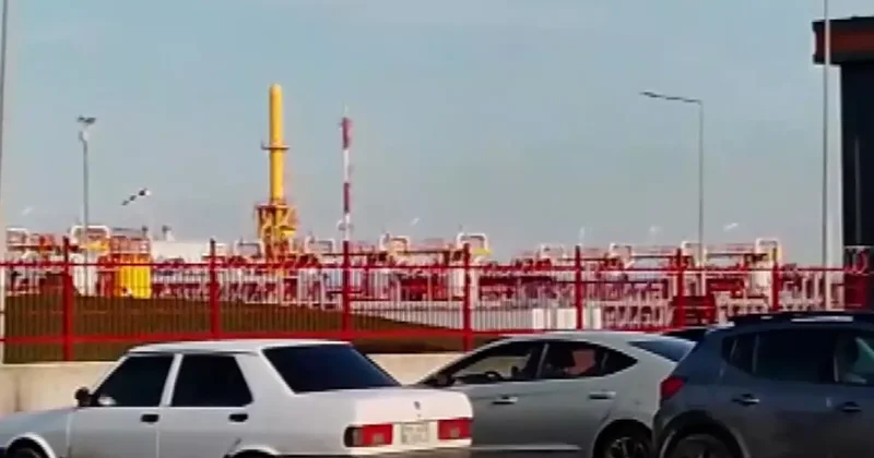 Botaş tesisinde yangın! Alevler yükseldi, alarm durumuna geçildi