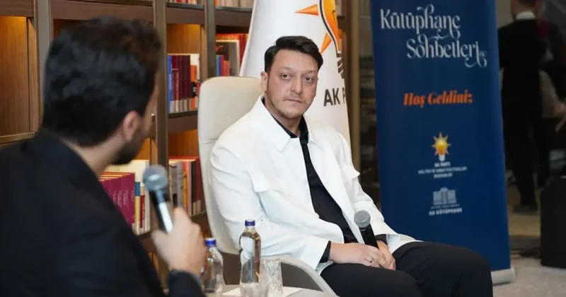 Mesut Özil, AK Parti Kütüphane Sohbetleri programına konuk oldu