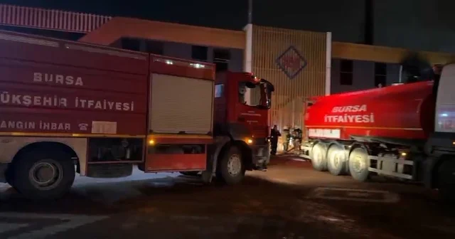 Kestel de fabrika yangını paniğe neden oldu Bursa Haberleri