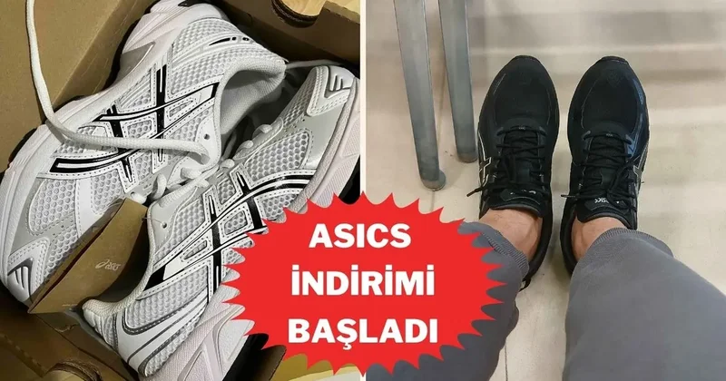Asics spor ayakkabılarında sadece bugüne özel harika bir fırsat başladı!