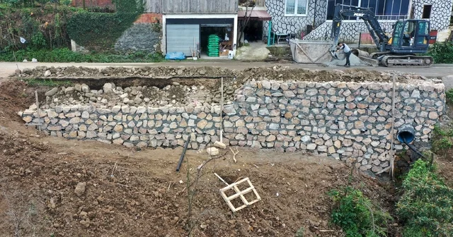 OBB den Altınordu da 6,5 yılda 42 bin metreküp taş duvar çalışması Ordu Haberleri