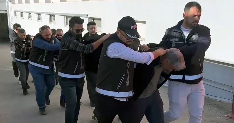 Çeteleri silahlandırıyorlardı: 13 şüpheli gözaltına alındı