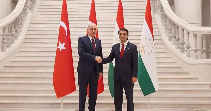 TBMM Başkanı Kurtulmuş, Tacikistan Ali Meclisi Milli Meclis Başkanı Emomali ile bir araya geldi