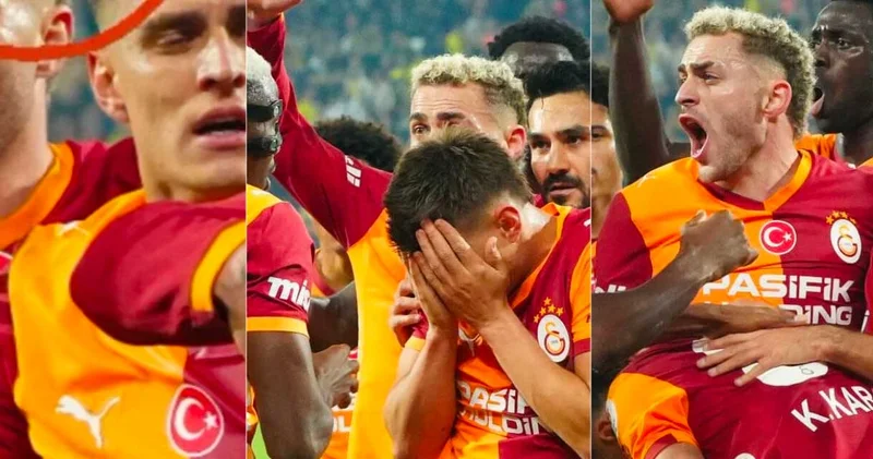 Son Dakika Derbide sahaya çakmak atan taraftar yakalandı