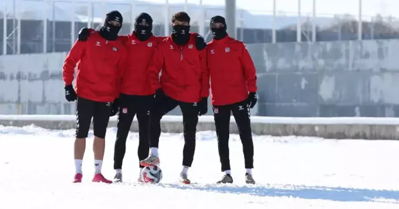 1. Lig ekibi 15 derecede antrenman yaptı