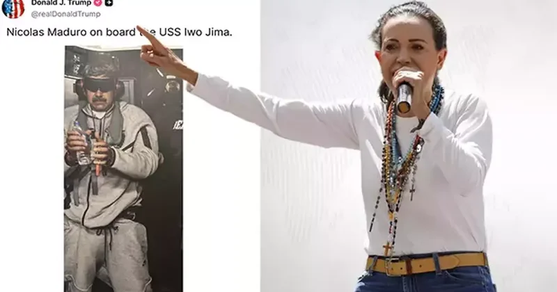 ABD’nin Venezuela kuklası hazır!O da gizlice kaçırılmıştı...Nobel’in diyetini ödeme zamanı