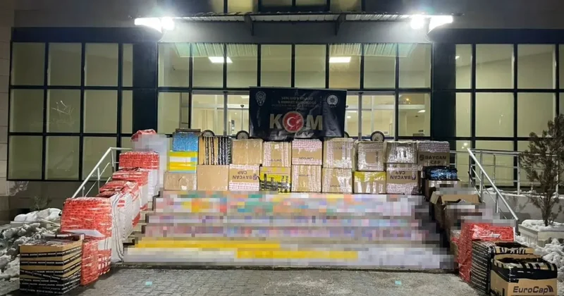 Şanlıurfa’da 15 milyon TL değerinde kaçak sigara ele geçirildi