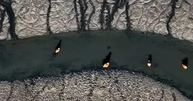 Göç yolundaki angıtlar Konya’da mola verdi: Düden Gölü havadan görüntülendi VİDEO İZLE