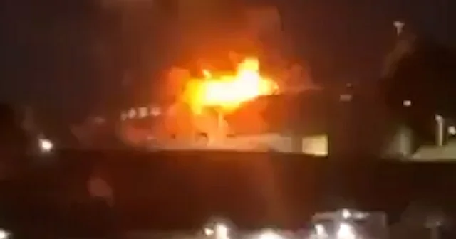 Hugo Chavez in mozelesinin bulunduğu kışla böyle bombalandı VİDEO İZLE