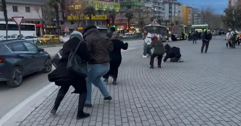 Bursa da lodos alarmı: Fırtınada uçmamak için yerlere böyle yattılar