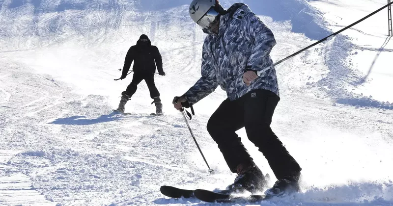 Bitlis’te kayak merkezleri doldu