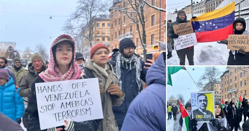 İsveç te Venezuela ve Gazze ye destek: Saldırılar protesto edildi Dünya Haberleri