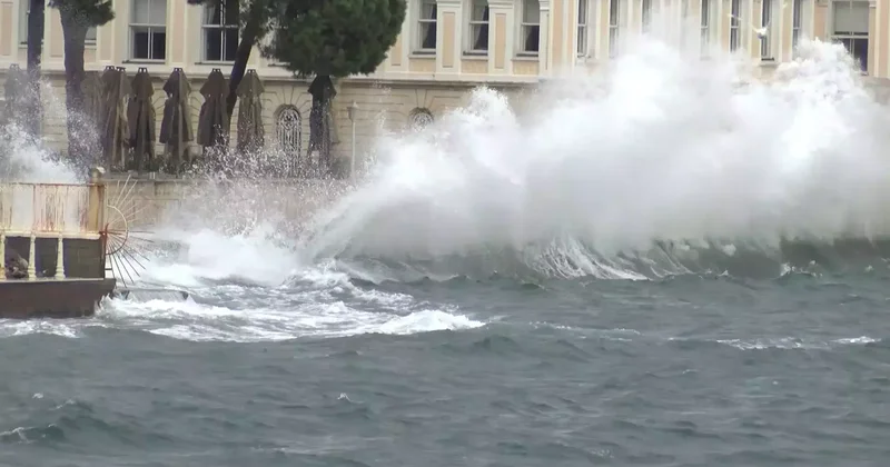 İstanbul da lodos etkili oluyor