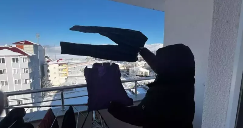 39,7 dereceyle Türkiye nin en soğuk ili oldu