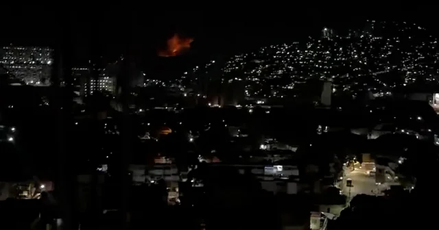 Venezuela’da peş peşe patlama sesi VİDEO İZLE