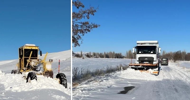 Kayseri de kapalı yol kalmadı: 266 mahalle yolu ulaşıma açıldı Kayseri Haberleri