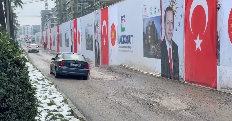 Erdoğan için yapılan yol 10 gün bile dayanamadı Sözcü Gazetesi