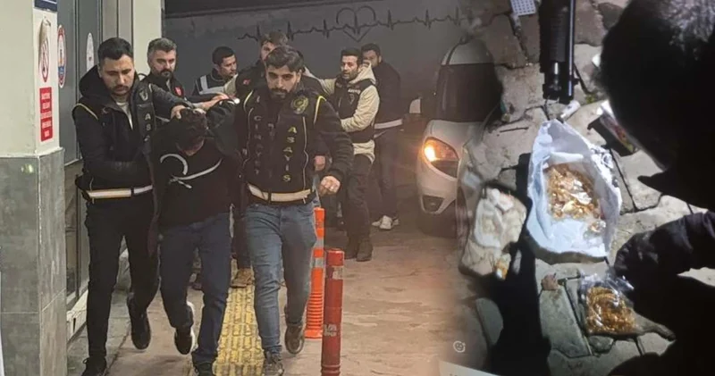 Polis vurup kuyumcu soyan kar maskeli hırsızlar yakalandı