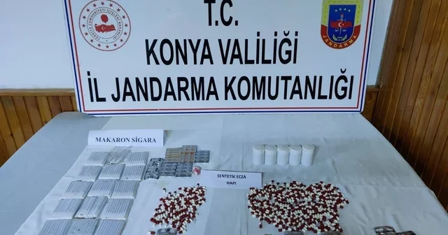 Jandarmadan uyuşturucu operasyonları: 8 kişi tutuklandı Konya Haberleri